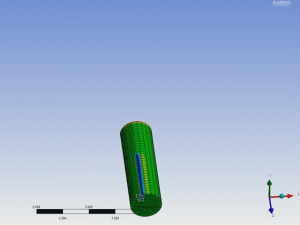 Short beam test in ANSYS - adjusting the contact and extracting the data to Matlab