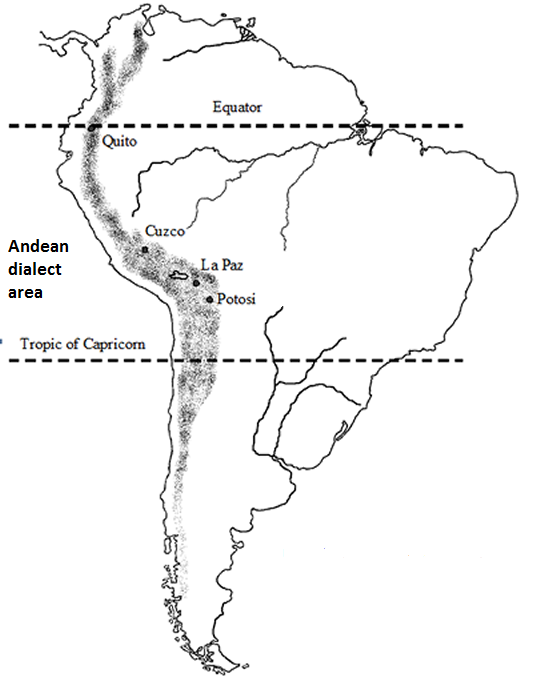 Andean dialect area