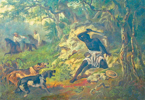 Capture of a maroon slave