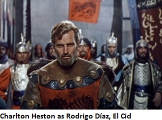 Image of Charlton Heston in the role of El Cid