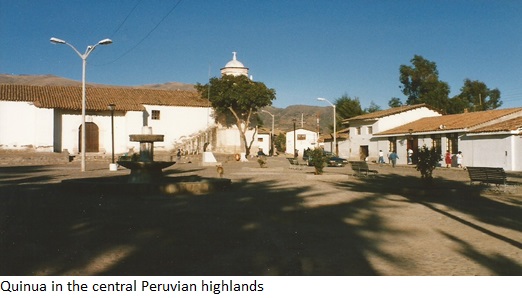 Quinua, near the site of the battle of Ayacucho