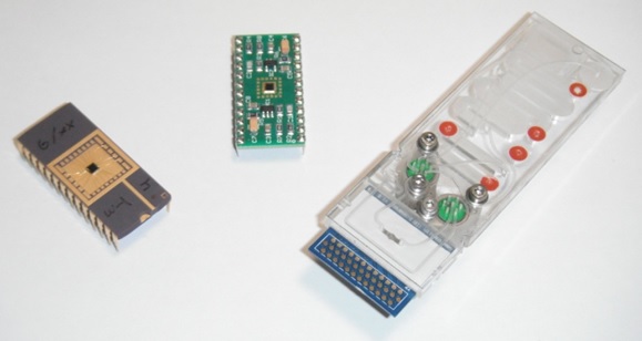 Sensor mounting options during the development phase.